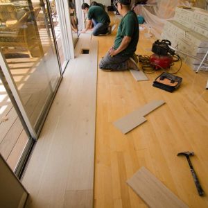 Installation-European-Oak-Glue-Down-Over-Existing-Floor-Sherman-Oaks